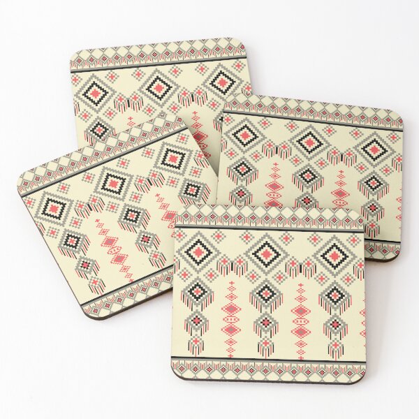 Item preview, Pattern pixel art seamless ethnic geometric for fabric design designed and sold by Nonnipa.