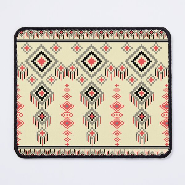 Item preview, Pattern pixel art seamless ethnic geometric for fabric design designed and sold by Nonnipa.