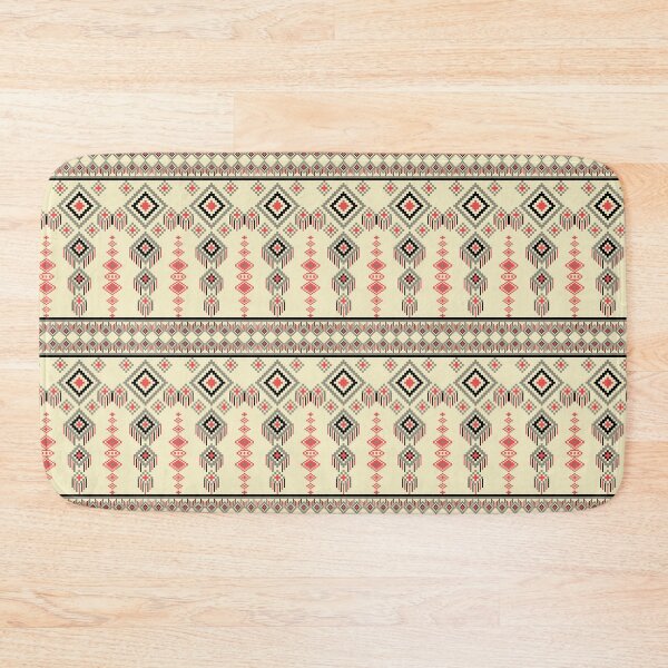 Item preview, Pattern pixel art seamless ethnic geometric for fabric design designed and sold by Nonnipa.