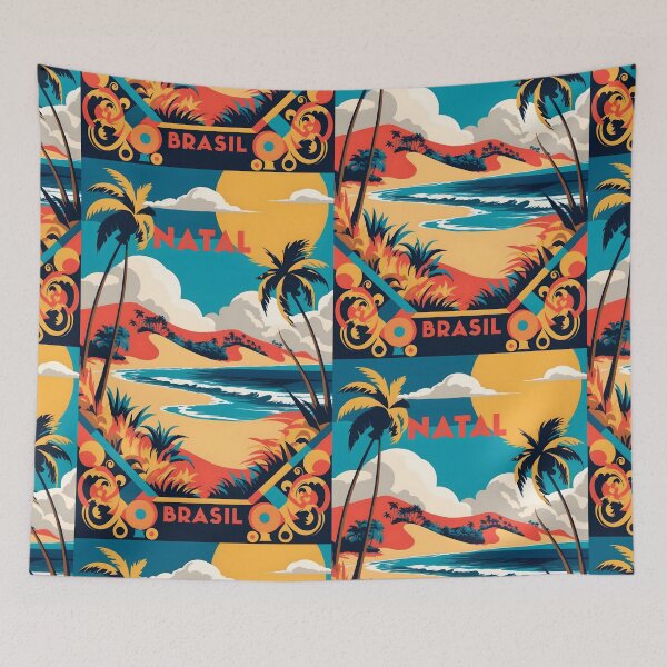 Item preview, Natal Brasil Vintage Travel Tourism  designed and sold by TravelersGems.