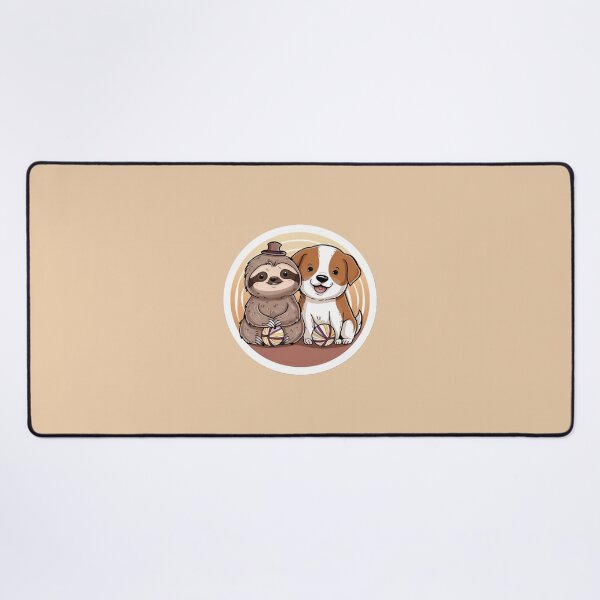 Item preview, Cute Sloth and Dog Friendship for Pug Lover designed and sold by Laugh-Lines.