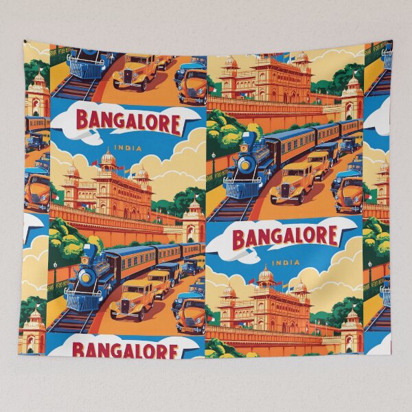 Artikelvorschau, Bangalore Indien Vintage Reisetourismus entworfen und verkauft von TravelersGems.