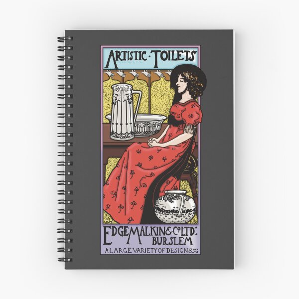 Item preview, Artistic Toilets Poster by Edge Malkin, Burslem designed and sold by MadeByGeeClowes.
