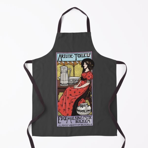 Item preview, Artistic Toilets Poster by Edge Malkin, Burslem designed and sold by MadeByGeeClowes.