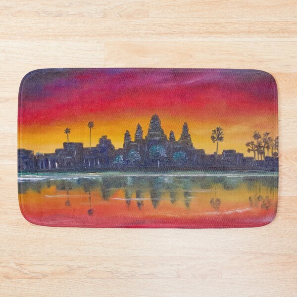 Item preview, Angkor Wat Sunset designed and sold by Deborah Malcolm Art.