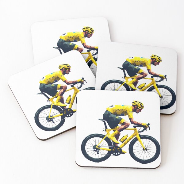 Item preview, Tour De France - Polygon Rider Yellow Maillot designed and sold by polygeeks.