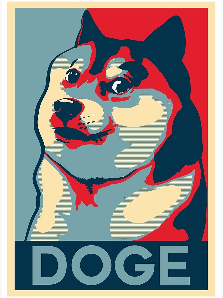 Disover DOGE for president! Premium Matte Vertical Poster