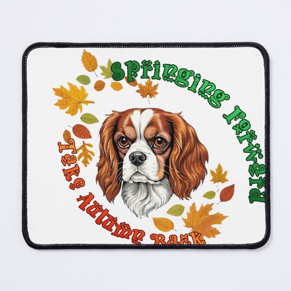 Item preview, Autumn Back Cavalier King Charles Spaniel Blenheim designed and sold by Hudine.