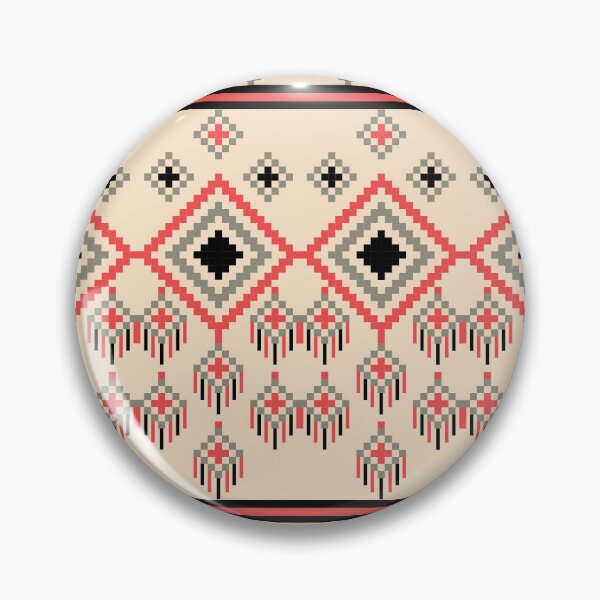 Item preview, Pattern pixel art seamless ethnic geometric design for fabric designed and sold by Nonnipa.