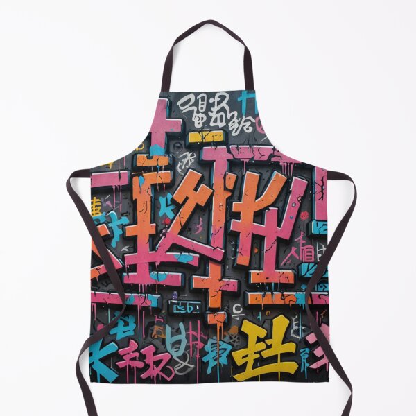 Item preview, Abstract Kanji Graffiti, Street Art Pattern, Japan designed and sold by Burn-Ego.