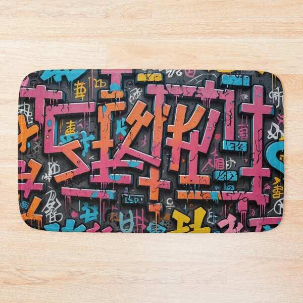 Item preview, Abstract Kanji Graffiti, Street Art Pattern, Japan designed and sold by Burn-Ego.