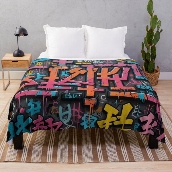 Item preview, Abstract Kanji Graffiti, Street Art Pattern, Japan designed and sold by Burn-Ego.