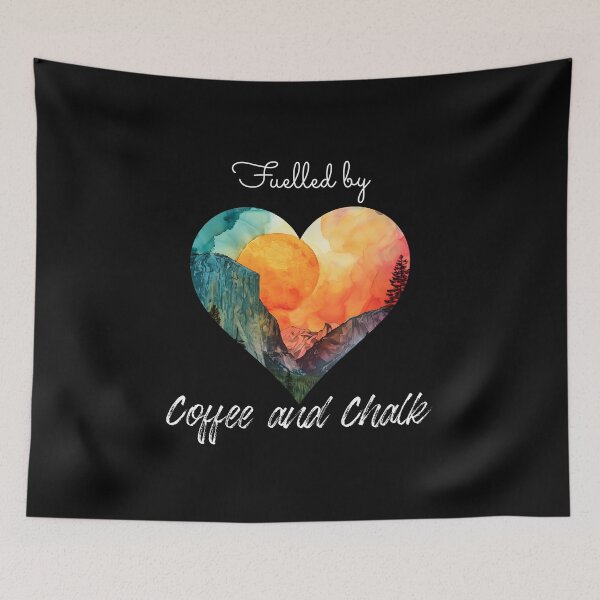 Item preview, Climber's Heart: Fueled by Coffee & Chalk (El Capitan Edition) designed and sold by OwlWorks.