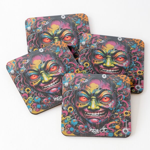 Item preview, Evil Face Graffiti, Street Art, Japanese designed and sold by Burn-Ego.