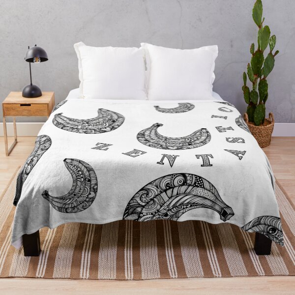 Item preview, Artistic Zentangle Banana Pattern - banana zentangle style designed and sold by Funny-Banana.