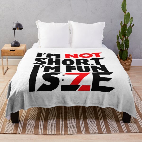 Item preview, Funny 'I'm Not Short, I'm Fun Size' Sticker - Humorous Petite Quote Decal designed and sold by InwzaDesign.