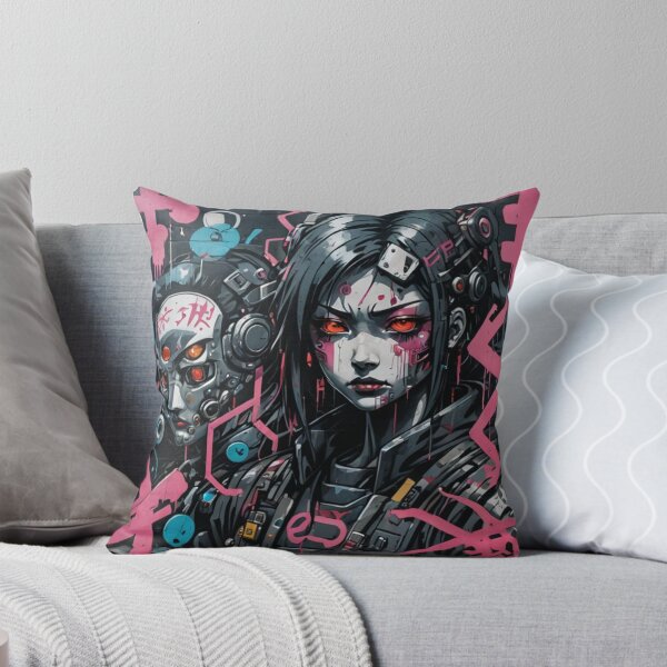 Item preview, Cyberpunk Girl Graffiti, Street Art, Japanese Underground designed and sold by Burn-Ego.