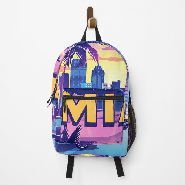 Item preview, Miami Travel Illustration designed and sold by nomiraclehere.