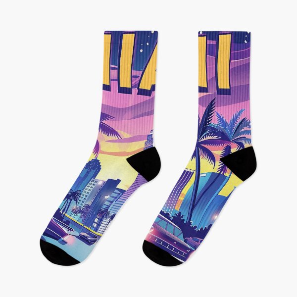Item preview, Miami Travel Illustration designed and sold by nomiraclehere.