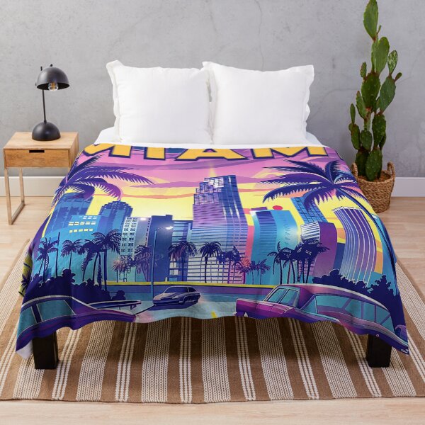 Item preview, Miami Travel Illustration designed and sold by nomiraclehere.