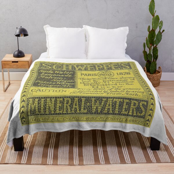 Item preview, Vintage Schweppes Mineral-Waters designed and sold by Angry Swan Designs.