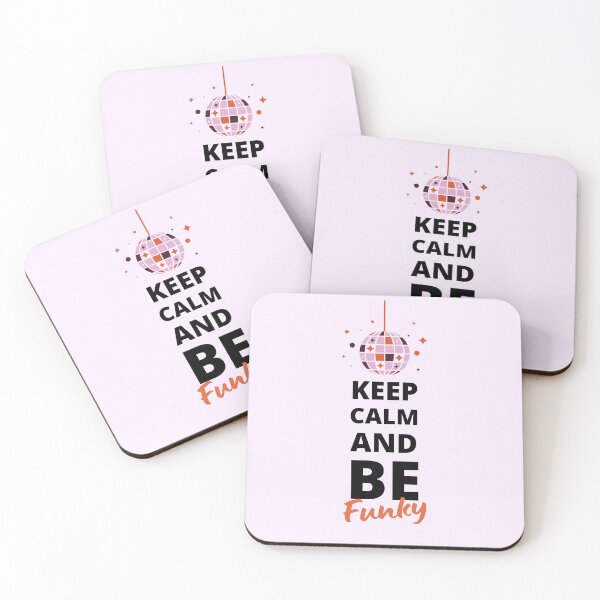 Item preview, Keep Calm and Be Funky Retro Disco Quote designed and sold by thisisalearcila.