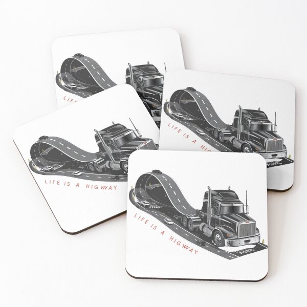 Item preview, Highway Metamorphosis: Where Truck and Road Fuse designed and sold by AmziLife.