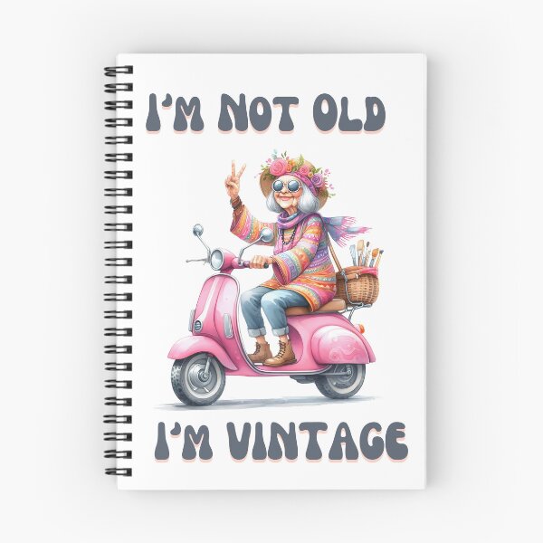 Item preview, I'm not old - I'm vintage designed and sold by GlistenCorner.