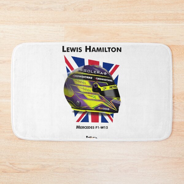 Item preview, Lewis Hamilton 2024 - Helmet flag champion designed and sold by JageOwen.