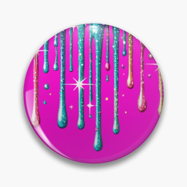 Item preview, Dripping Glitter - Vibrant Neon Drip Art designed and sold by SportyAndArtful.
