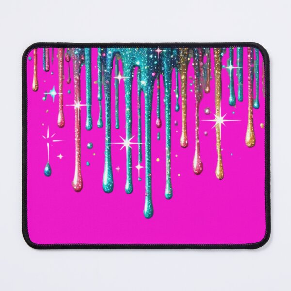 Item preview, Dripping Glitter - Vibrant Neon Drip Art designed and sold by SportyAndArtful.
