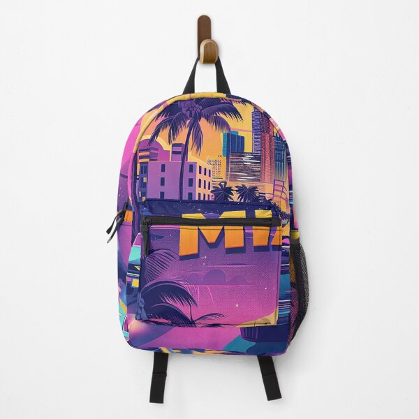 Item preview, Miami Travel Illustration designed and sold by nomiraclehere.