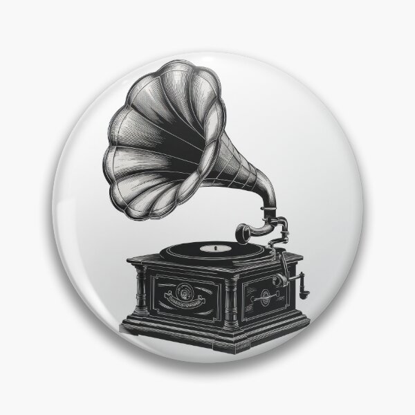 Item preview, Vintage Gramophone  designed and sold by Angry Swan Designs.