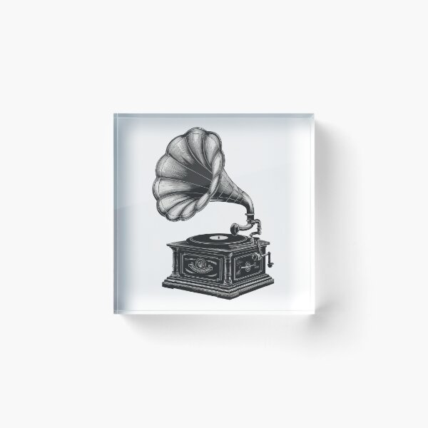 Item preview, Vintage Gramophone  designed and sold by Angry Swan Designs.