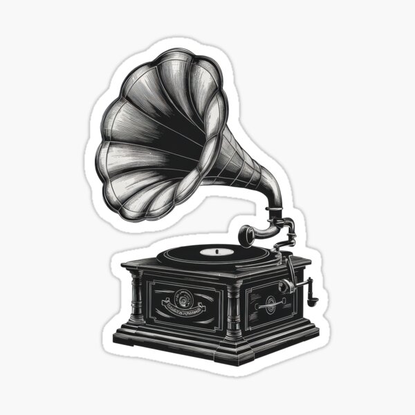 Item preview, Gramófono antiguo  designed and sold by Angry Swan Designs.