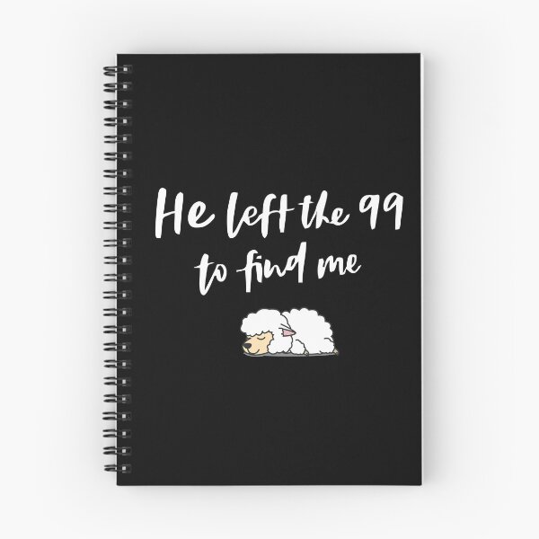 Item preview, "Uplifting Christian Art: 'He Left The 99 To Find Me' Inspirational Faith Quote" designed and sold by artworkathome.