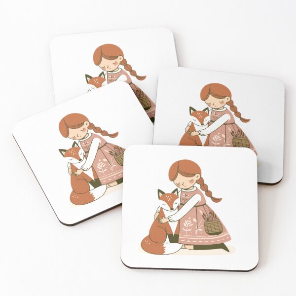 Item preview, Fox and Girl designed and sold by printmala.