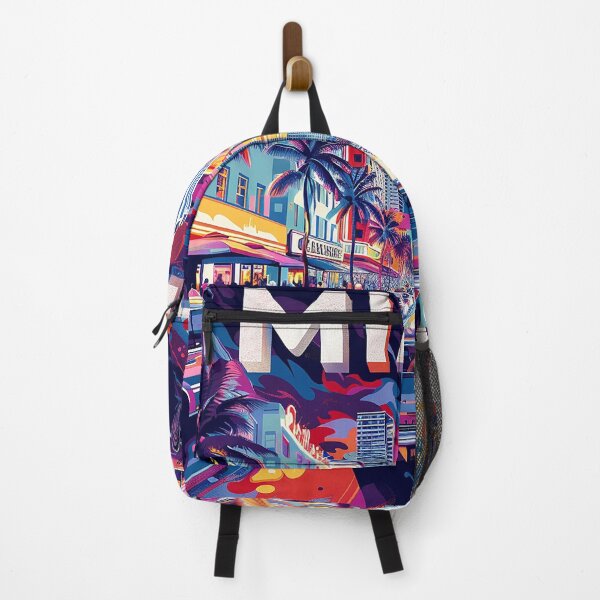 Item preview, Miami Travel Illustration designed and sold by nomiraclehere.