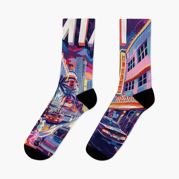 Item preview, Miami Travel Illustration designed and sold by nomiraclehere.