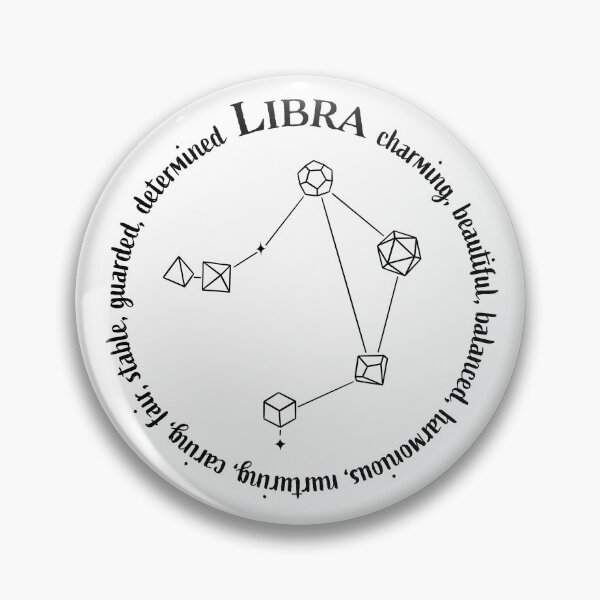 Item preview, Libra Dice Constellation - Astrological Traits designed and sold by Mystic 20 Dice.