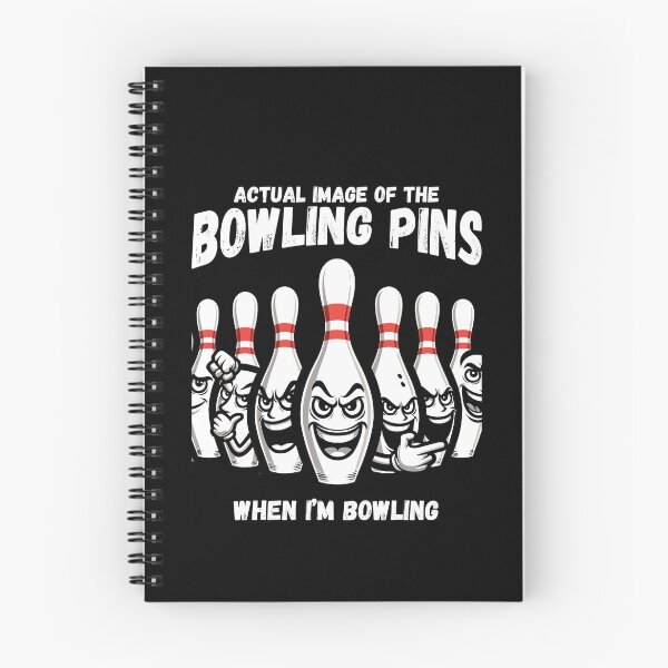 Item preview, Seven Ten Pin Laughing Mocking Funny Bowling Pins designed and sold by Dressed For  Duty.