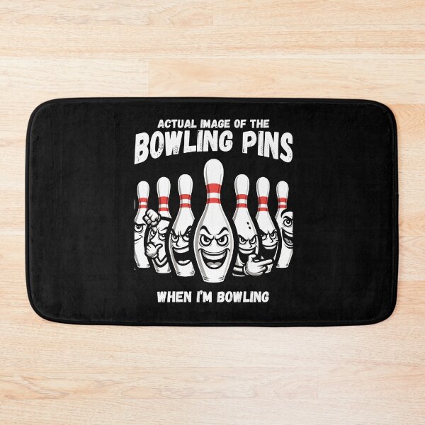 Item preview, Seven Ten Pin Laughing Mocking Funny Bowling Pins designed and sold by Dressed For  Duty.