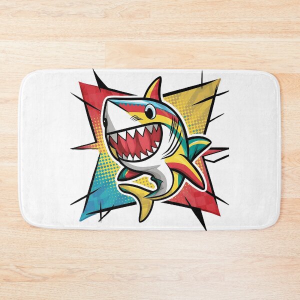 Item preview, Colorful Playful Marine Adventure Shark  designed and sold by elynne9.