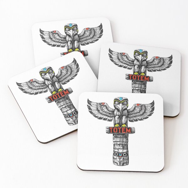 Item preview, Tribal Ink: Tattoo-Style Indian Totem Pole Art designed and sold by Ignorant-Artist.