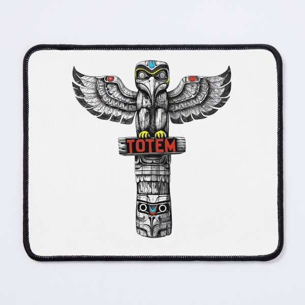 Item preview, Tribal Ink: Tattoo-Style Indian Totem Pole Art designed and sold by Ignorant-Artist.