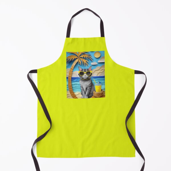 Item preview, Paper Happy Cat on the beach designed and sold by m-litomirskaya.