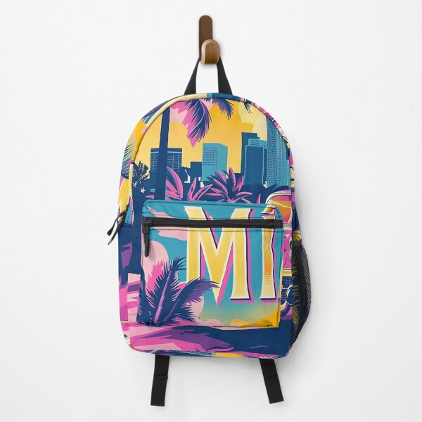 Item preview, Miami Travel Illustration designed and sold by nomiraclehere.