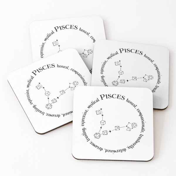 Item preview, Pisces Dice Constellation - Astrological Traits designed and sold by Mystic 20 Dice.