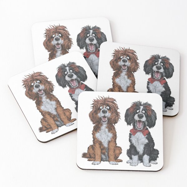 Item preview, Two funny dogs designed and sold by MagelliShop.