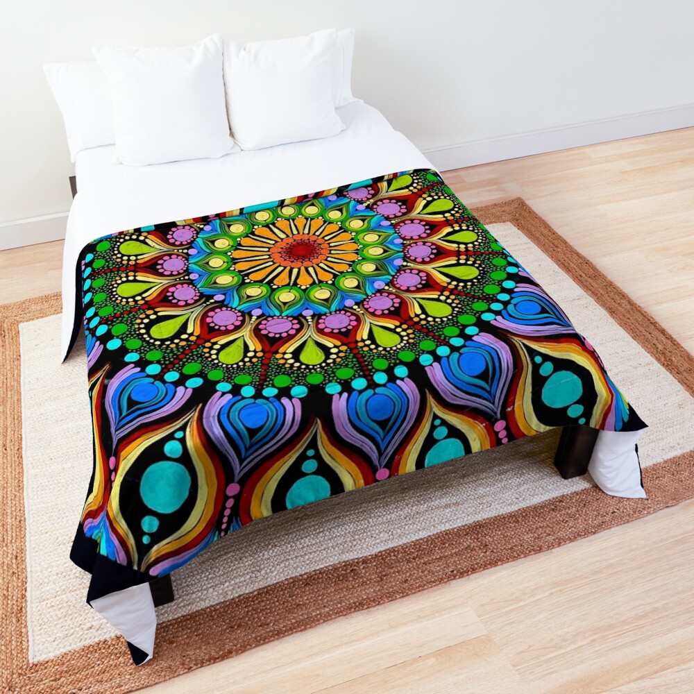 Colourful Mandala Comforter